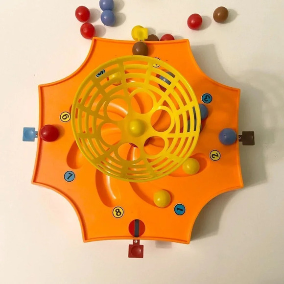 Vintage 1970s Bucket Ball Game Marx Toys Missing 1 Ball - Picture 12 of 12